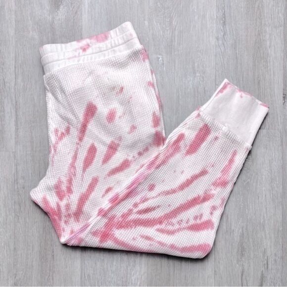 Waffle Knit Tie Dye Joggers S - Picture 1 of 6